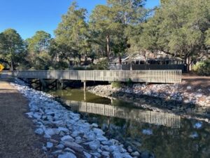Beachmarker 24 timber bridge