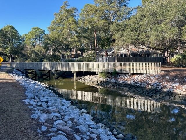 Beachmarker 24 timber bridge