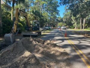 Major stormwater drainage work