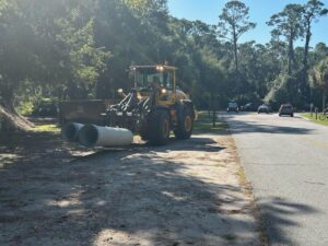 Major stormwater drainage work