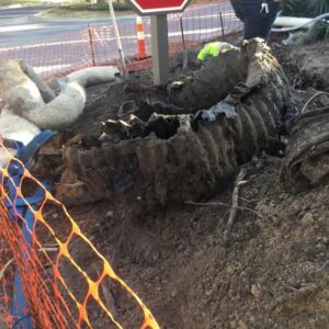 Mizzenmast Drainage Pipes