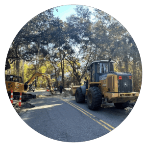 S Sea PInes Drive Roadwork 3