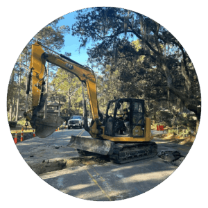 S Sea Pines Drive Roadwork 2